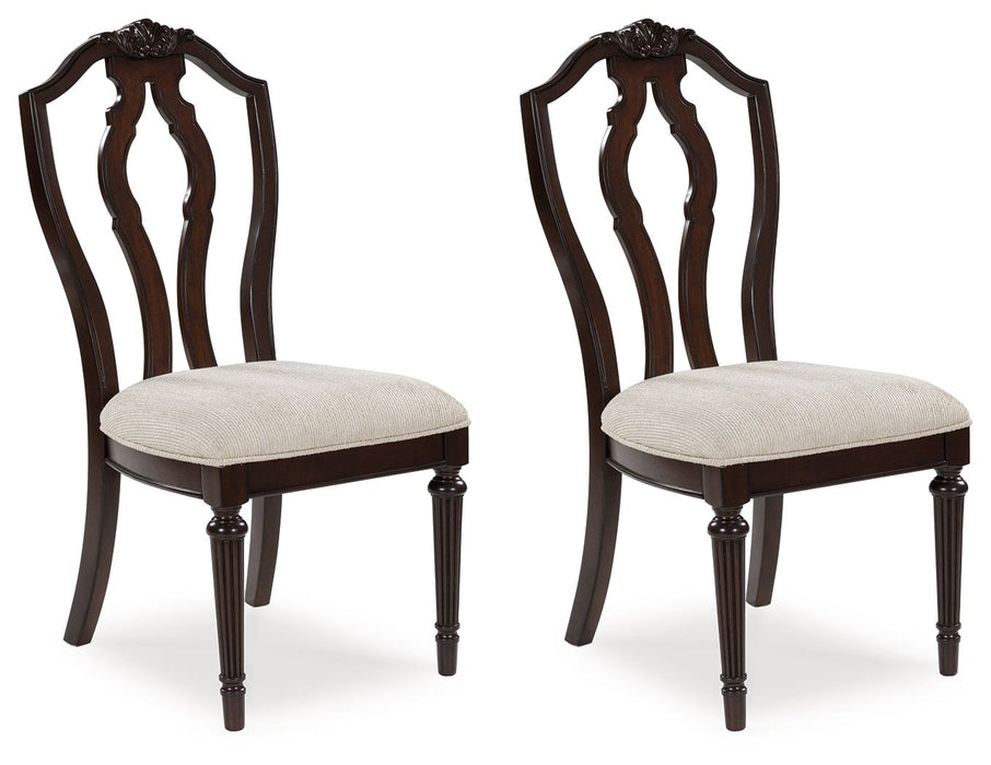 Lavinton - Dining Upholstered Side Chair (Set of 2) - Tan / Brown – Chair Sets by Signature Design by Ashley® at Furniture Wholesale Plus , Nashville furniture store