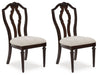 Lavinton - Dining Upholstered Side Chair (Set of 2) - Tan / Brown – Chair Sets by Signature Design by Ashley® at Furniture Wholesale Plus , Nashville furniture store