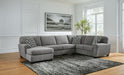Birkdale Court - Sectional – Stationary Sectionals by Benchcraft® at Furniture Wholesale Plus , Nashville furniture store