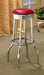 Retro - Upholstered Metal Swivel Bar Stool (Set of 2) - Premium Stool Sets from CoasterEveryday - Just $199! Shop now at Furniture Wholesale Plus  We are the best furniture store in Nashville, Hendersonville, Goodlettsville, Madison, Antioch, Mount Juliet, Lebanon, Gallatin, Springfield, Murfreesboro, Franklin, Brentwood