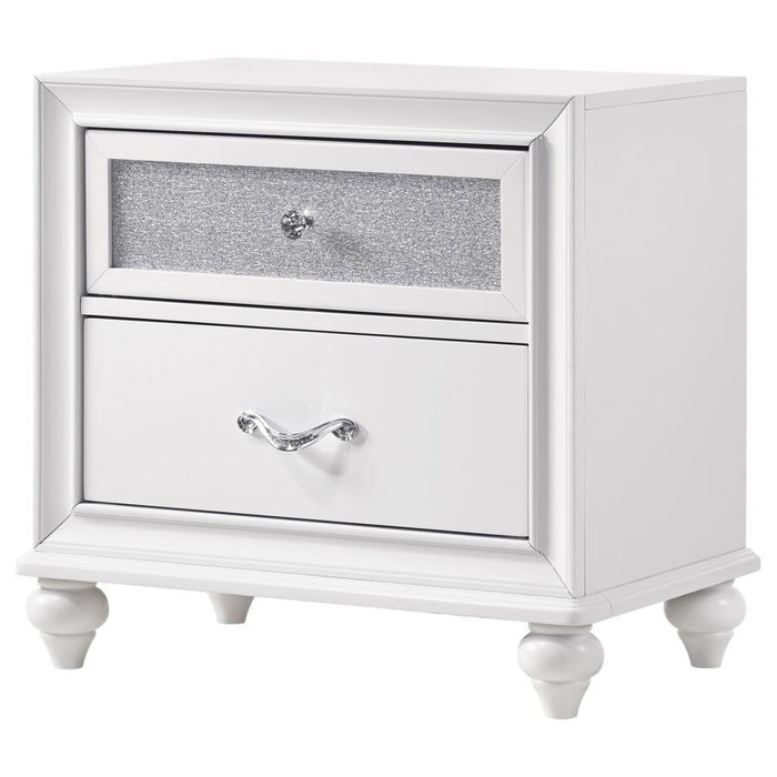 Barzini - 2-drawer Nightstand – Accent Nightstands by CoasterEveryday at Furniture Wholesale Plus , Nashville furniture store