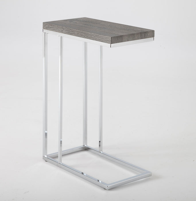 Lucia - Chairside End Table - Gray Top – Chair Side Tables by Steve Silver Furniture at Furniture Wholesale Plus , Nashville furniture store