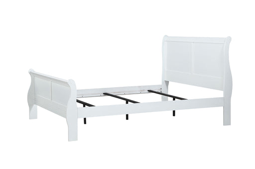 Louis Philip - California King Bed - White – Sleigh Beds by Crown Mark at Furniture Wholesale Plus , Nashville furniture store