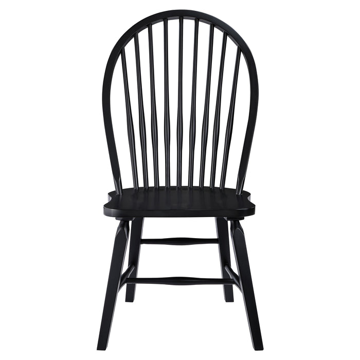 Sommerset - Windsor Chair - Black – Side Chairs by Steve Silver Furniture at Furniture Wholesale Plus , Nashville furniture store