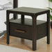 Sigmund - Nightstand - Dark Brown – Accent Nightstands by Steve Silver Furniture at Furniture Wholesale Plus , Nashville furniture store