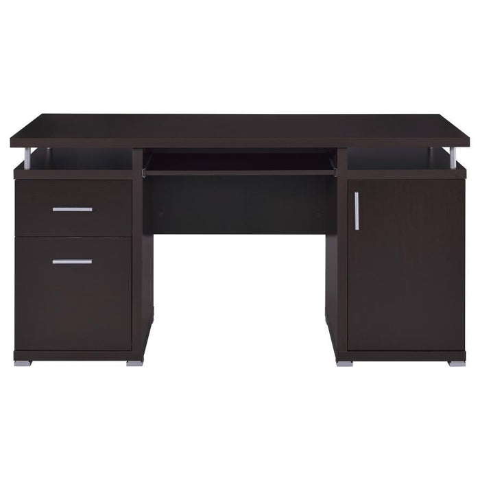 Tracy - 2-Drawer Office Computer Desk – Computer Desks by CoasterEveryday at Furniture Wholesale Plus , Nashville furniture store