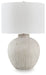 Calbert - Poly Table Lamp - Warm Gray – Table Lamps by Signature Design by Ashley® at Furniture Wholesale Plus , Nashville furniture store