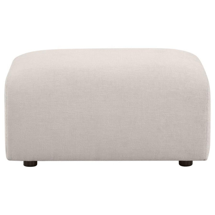Burnett - Chenille Upholstered Ottoman – Upholstered Ottomans by Coaster Fine Furniture at Furniture Wholesale Plus , Nashville furniture store