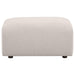 Burnett - Chenille Upholstered Ottoman – Upholstered Ottomans by Coaster Fine Furniture at Furniture Wholesale Plus , Nashville furniture store