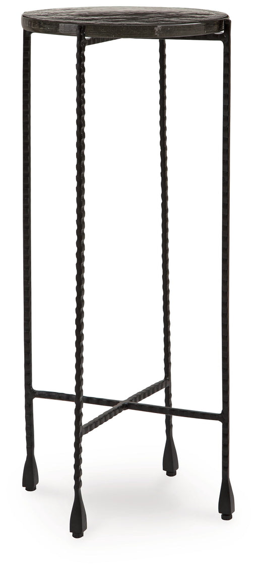 Newgoren - Accent Table - Clear / Black – Accent Tables by Signature Design by Ashley® at Furniture Wholesale Plus , Nashville furniture store