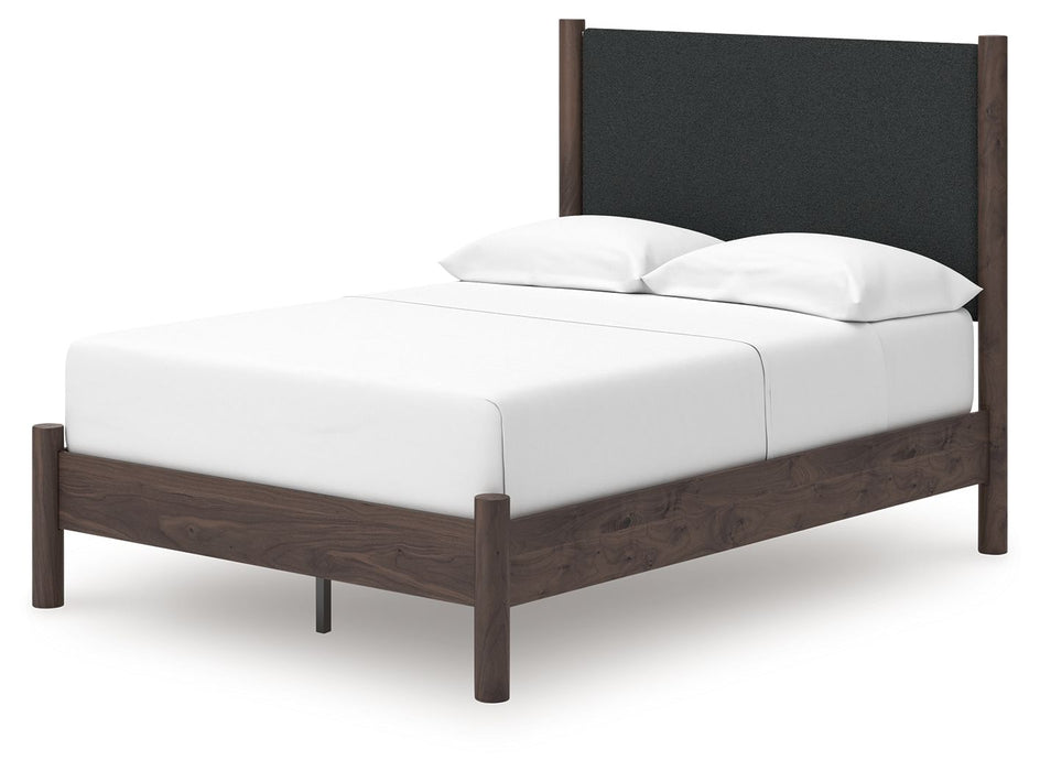 Pamytta - Upholstered Panel Platform Bed – Upholstered Beds by Signature Design by Ashley® at Furniture Wholesale Plus , Nashville furniture store