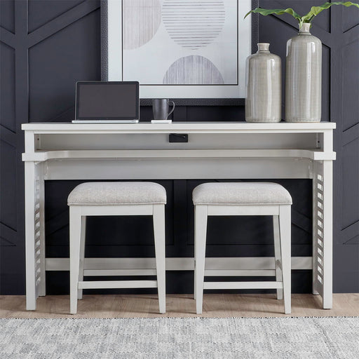 Berkley Square - 3 Piece Console Set - Linen & Khaki – 3 Piece Living Room Sets by Liberty Furniture at Furniture Wholesale Plus , Nashville furniture store