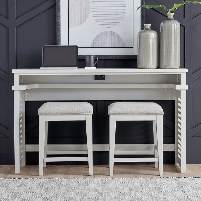 Berkley Square - 3 Piece Console Set - Linen & Khaki – 3 Piece Living Room Sets by Liberty Furniture at Furniture Wholesale Plus , Nashville furniture store