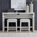 Berkley Square - 3 Piece Console Set - Linen & Khaki – 3 Piece Living Room Sets by Liberty Furniture at Furniture Wholesale Plus , Nashville furniture store