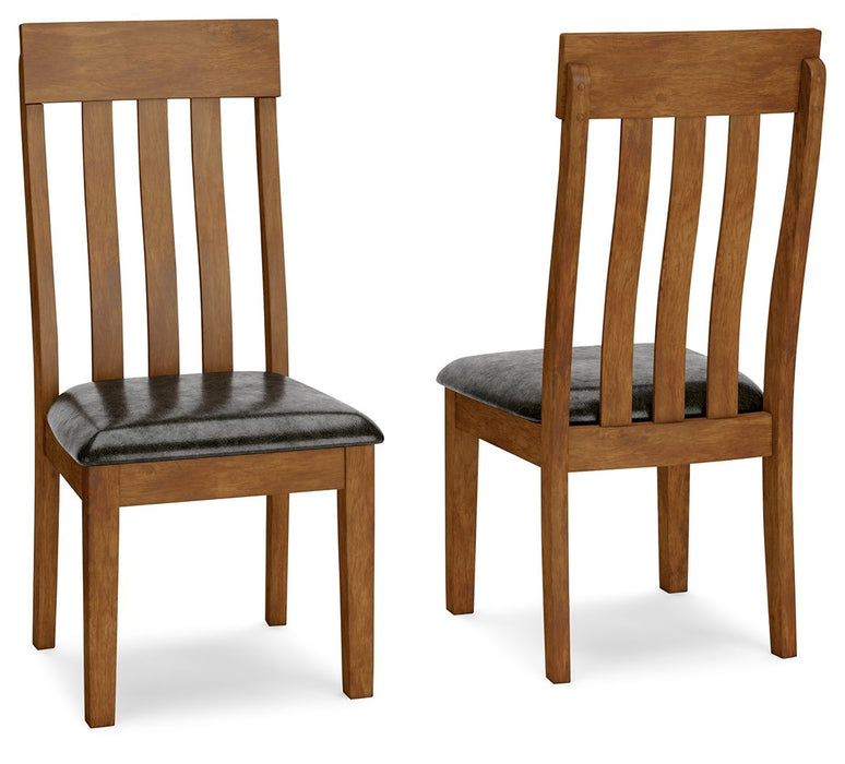 Ralene - Dining UPH Side Chair (Set of 2) - Medium Brown – Chair Sets by Signature Design by Ashley® at Furniture Wholesale Plus , Nashville furniture store