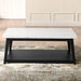Vida - Marble Cocktail Table With Casters - Black / White – Cocktail Tables by Steve Silver Furniture at Furniture Wholesale Plus , Nashville furniture store