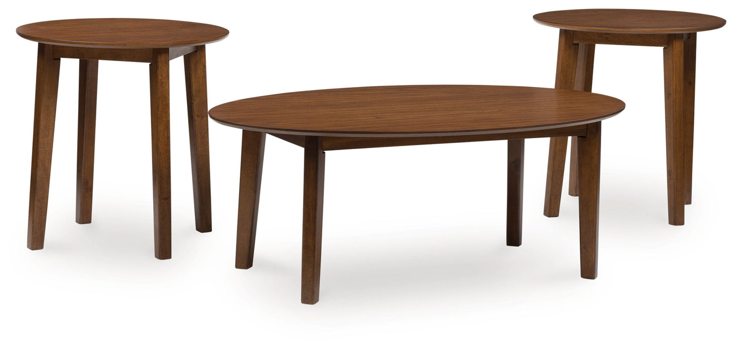 Gordonay - Occasional Table Set (Set of 3) - Brown – Table Sets by Signature Design by Ashley® at Furniture Wholesale Plus , Nashville furniture store
