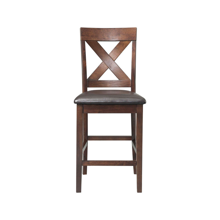 Alex - Counter Side Chair With Pu (Set of 2) – Chair Sets by Elements International at Furniture Wholesale Plus , Nashville furniture store