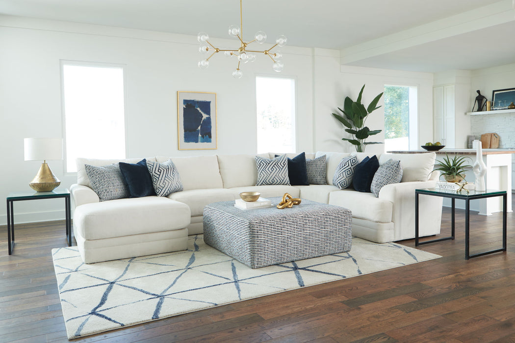 Polaris - Sectional With Comfort Coil Seating And Accent Pillows Included – Stationary Sectionals by Jackson at Furniture Wholesale Plus , Nashville furniture store