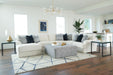 Polaris - Sectional With Comfort Coil Seating And Accent Pillows Included – Stationary Sectionals by Jackson at Furniture Wholesale Plus , Nashville furniture store