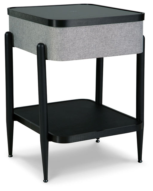 Jorvalee - Accent Table with Speaker - Gray / Black – Accent Tables by Signature Design by Ashley® at Furniture Wholesale Plus , Nashville furniture store