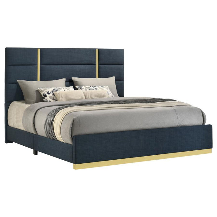 Ines - Fabric Upholstered Panel Bed – Upholstered Beds by Coaster Fine Furniture at Furniture Wholesale Plus , Nashville furniture store