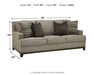 Kaywood - Sofa - Granite – Stationary Sofas by Signature Design by Ashley® at Furniture Wholesale Plus , Nashville furniture store