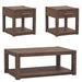 Broadmore - 3 Piece Set - Cobblestone Brown – Table Sets by Liberty Furniture at Furniture Wholesale Plus , Nashville furniture store