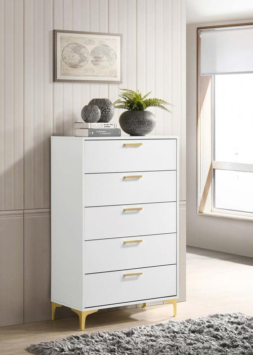 Kendall - 5-Drawer Bedroom Chest – Accent Chests by CoasterEveryday at Furniture Wholesale Plus , Nashville furniture store
