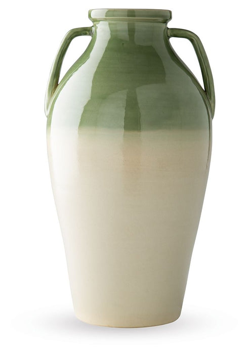 Andorbury - Vase - Green / Beige – Vases & Jars by Signature Design by Ashley® at Furniture Wholesale Plus , Nashville furniture store