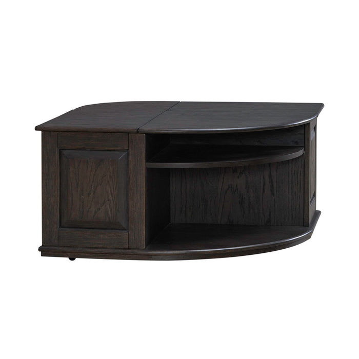 Wallace - Cocktail Table - Aged Oak – Cocktail Tables by Liberty Furniture at Furniture Wholesale Plus , Nashville furniture store