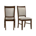 Portage - Dining Chair (Set of 2) - Brown / Beige – Chair Sets by Elements International at Furniture Wholesale Plus , Nashville furniture store
