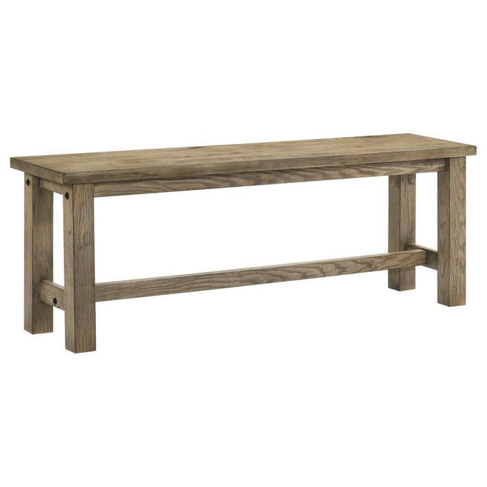 Cardova - 51" Solid Wood Dining Bench - Vineyard Oak – Dining Benches by Coaster Fine Furniture at Furniture Wholesale Plus , Nashville furniture store