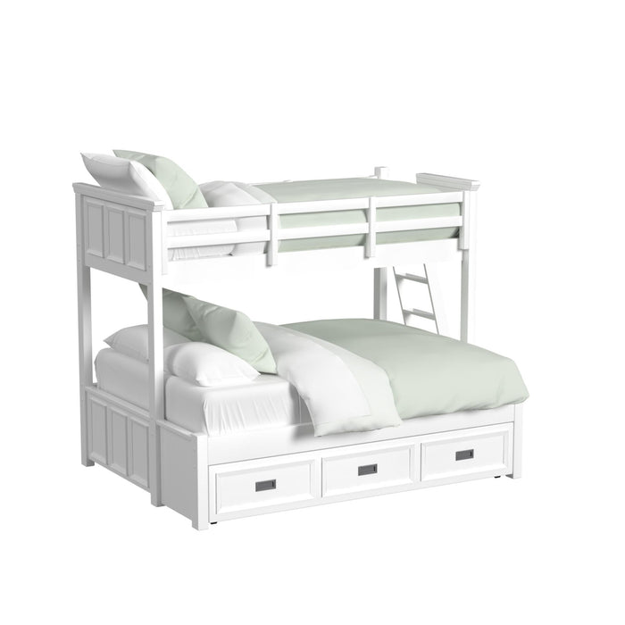 Hampton Kids - Bunk With Ladder And Trundle – Bunk Beds by Elements International at Furniture Wholesale Plus , Nashville furniture store