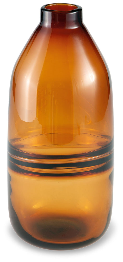 Lemmitt - Amber - Vase - Premium Vases & Jars from Signature Design by Ashley® - Just $68! Shop now at Furniture Wholesale Plus  We are the best furniture store in Nashville, Hendersonville, Goodlettsville, Madison, Antioch, Mount Juliet, Lebanon, Gallatin, Springfield, Murfreesboro, Franklin, Brentwood