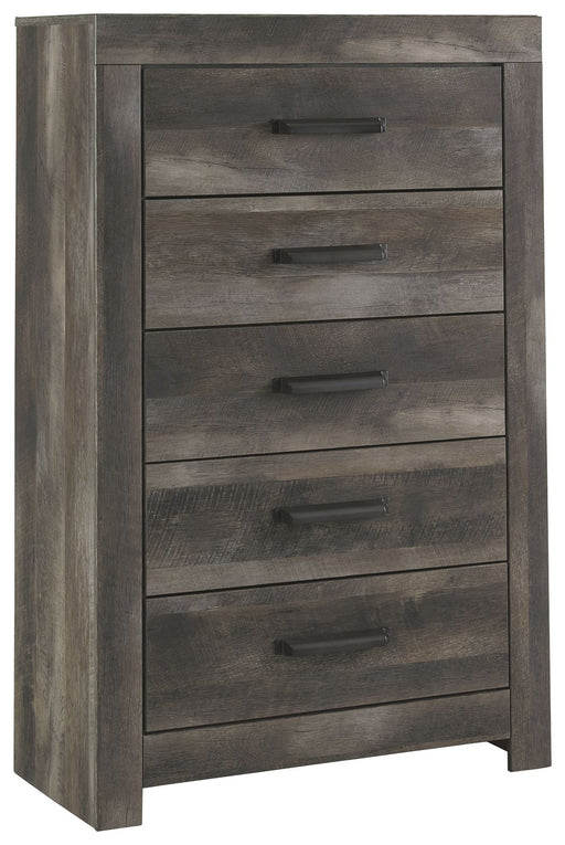 Wynnlow - Gray - Five Drawer Chest - Premium Accent Chests from Signature Design by Ashley® - Just $388! Shop now at Furniture Wholesale Plus  We are the best furniture store in Nashville, Hendersonville, Goodlettsville, Madison, Antioch, Mount Juliet, Lebanon, Gallatin, Springfield, Murfreesboro, Franklin, Brentwood