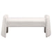 Peoria - Velvet Upholstered Accent Bench - Ivory – Upholstered Benches by Coaster Fine Furniture at Furniture Wholesale Plus , Nashville furniture store