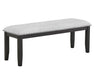 Vance - Bench - Charcoal & Gray – Dining Benches by Crown Mark at Furniture Wholesale Plus , Nashville furniture store