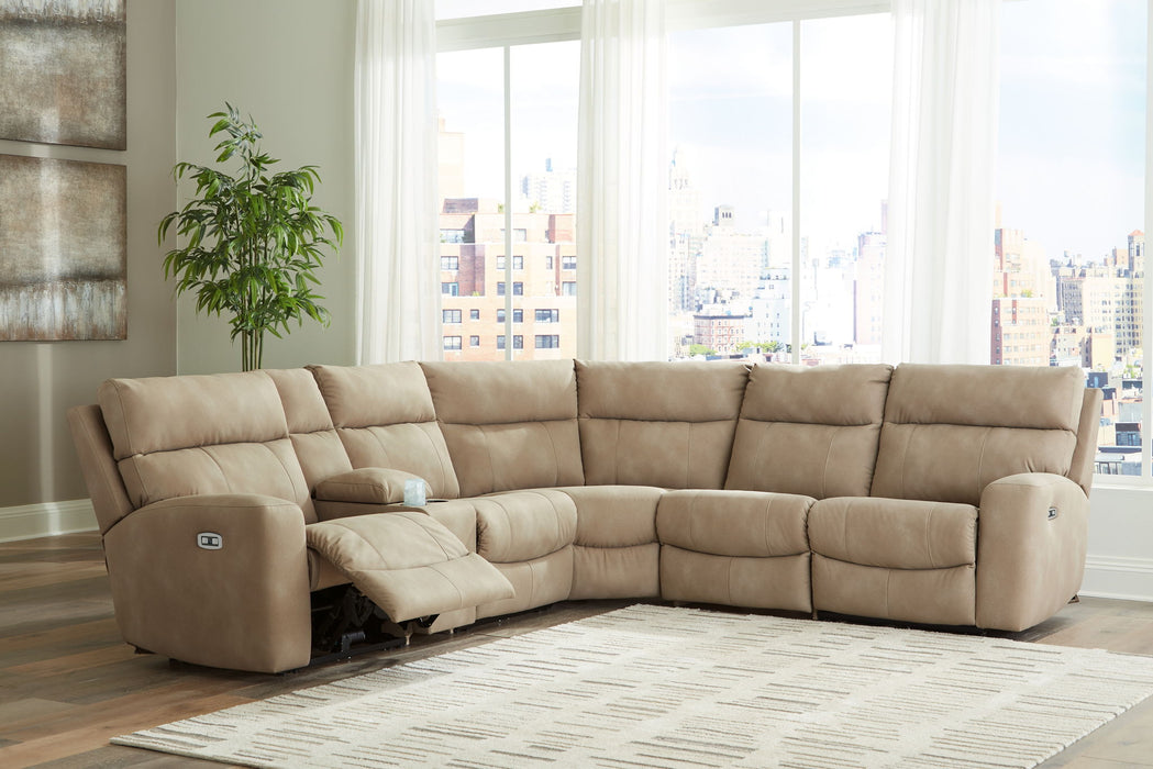 Next-Gen Durapella - Power Reclining Sectional Set – 6 Piece Living Room Sets by Signature Design by Ashley® at Furniture Wholesale Plus , Nashville furniture store