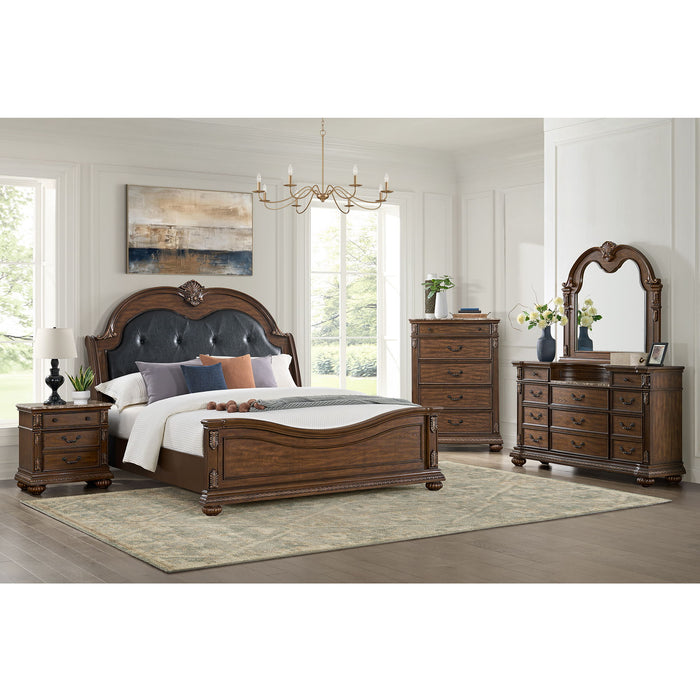 Cadenza - Upholstered Bed With PU – Upholstered Beds by Elements International at Furniture Wholesale Plus , Nashville furniture store