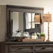 Thornwood Hills - Mirror Metal Strip Accents - Rock Beaten Brown – Mirrors by Liberty Furniture at Furniture Wholesale Plus , Nashville furniture store