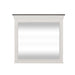 Allyson Park - Crown Mirror - Wirebrushed White / Charcoal – Mirrors by Liberty Furniture at Furniture Wholesale Plus , Nashville furniture store