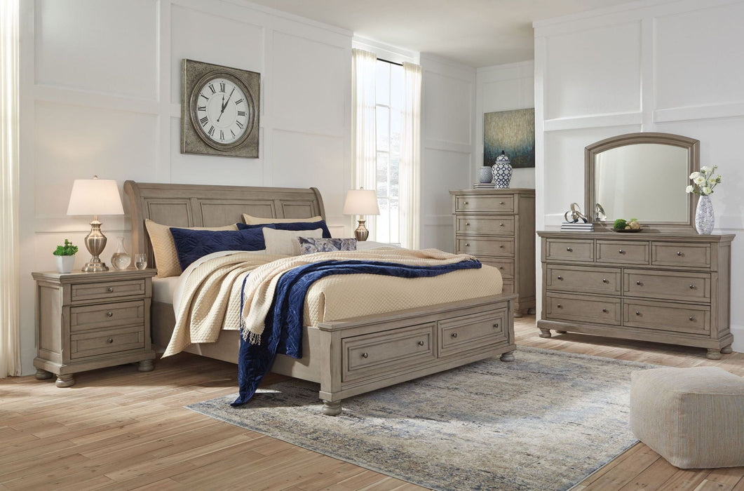 Lettner - Sleigh Bedroom Set – 6 Piece Bedroom Sets by Signature Design by Ashley® at Furniture Wholesale Plus , Nashville furniture store