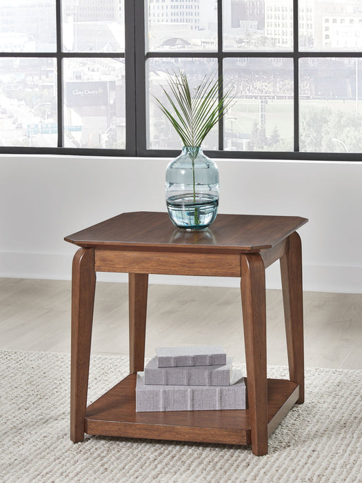 Trenmour - Square End Table - Medium Brown – End Tables by Signature Design by Ashley® at Furniture Wholesale Plus , Nashville furniture store
