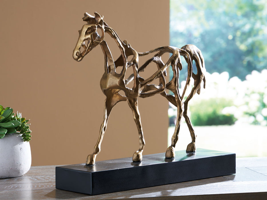 Grainville - Sculpture - Antique Gold Finish – Sculptures & Figurines by Signature Design by Ashley® at Furniture Wholesale Plus , Nashville furniture store