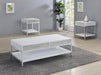 Mirage - 3 Piece Table Set (Cocktail & 2 End Tables) - White – Table Sets by Steve Silver Furniture at Furniture Wholesale Plus , Nashville furniture store