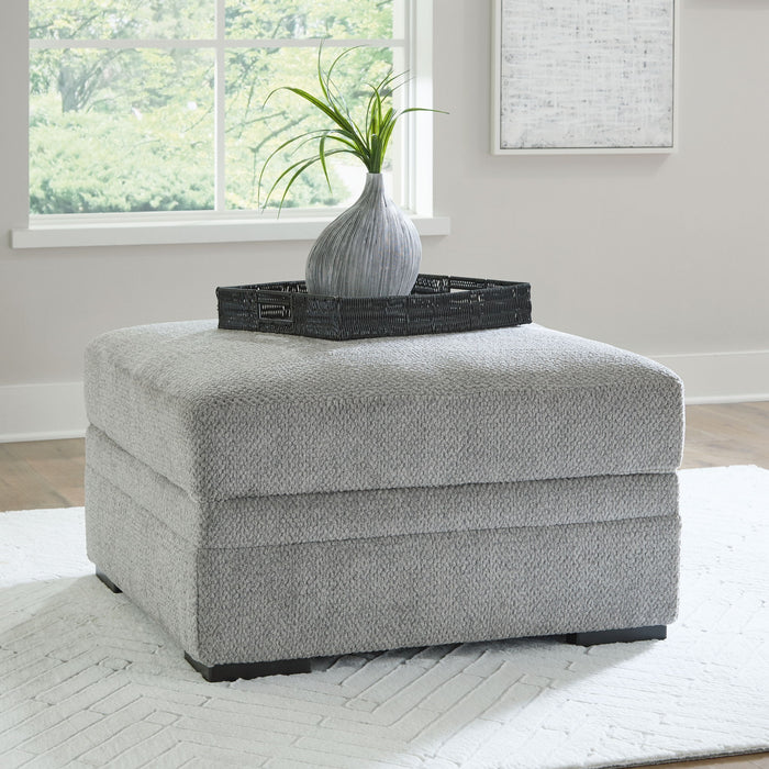 Casselbury - Ottoman With Storage - Cement – Storage Ottomans by Signature Design by Ashley® at Furniture Wholesale Plus , Nashville furniture store