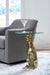 Vallain - Accent Table - Antique Gold Finish – Accent Tables by Signature Design by Ashley® at Furniture Wholesale Plus , Nashville furniture store