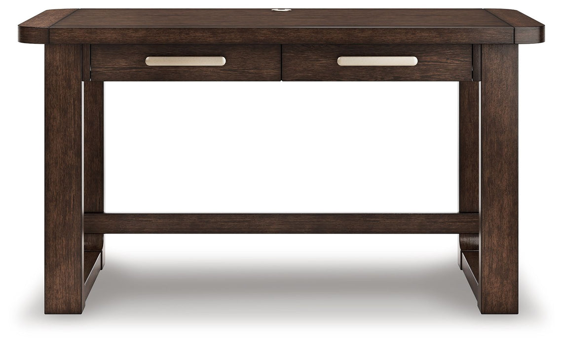 Breckington - Home Office Desk - Dark Brown – Writing Desks by Signature Design by Ashley® at Furniture Wholesale Plus , Nashville furniture store
