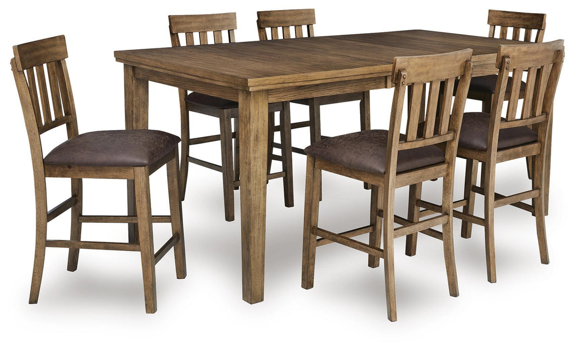 Urbinforte - Counter Height Extension Dining Table Set – 5 Piece Dining Room Sets by Signature Design by Ashley® at Furniture Wholesale Plus , Nashville furniture store